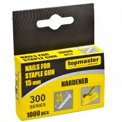 Цвяхи для ручного степлера Topmaster 15мм тип 300 1000 шт. (511341)