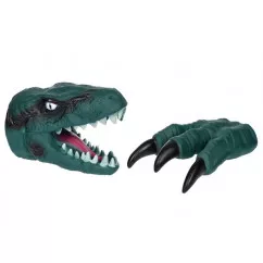 Игровой набор Same Toy Animal Gloves Toys зеленый (AK68623UT-1)