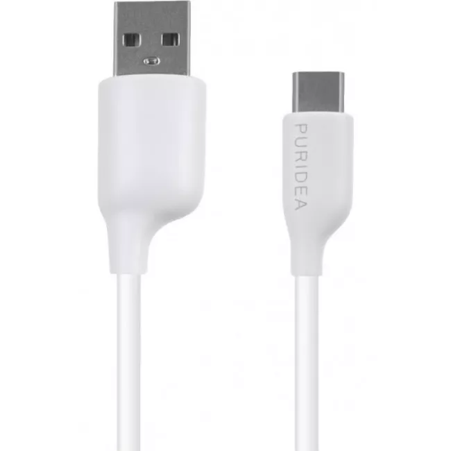 Кабель PURIDEA L02 - TYPE-C - 1.2m White (L02-USB-C White)