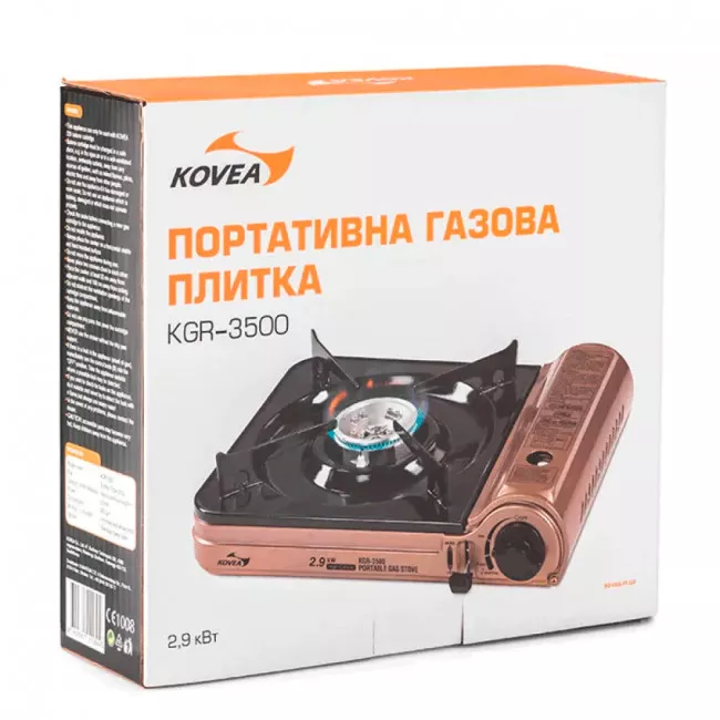 Плита газовая КЕМПИНГ туристическая Kovea KGR-3500 (211894) (100-1007)
