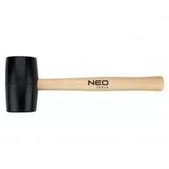 Киянка гумова NEO 63 мм, 680 г, ручка дерев'яна (25-063)
