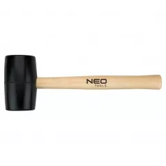 Киянка гумова NEO 72 мм, 900 г, ручка дерев'яна (25-064)