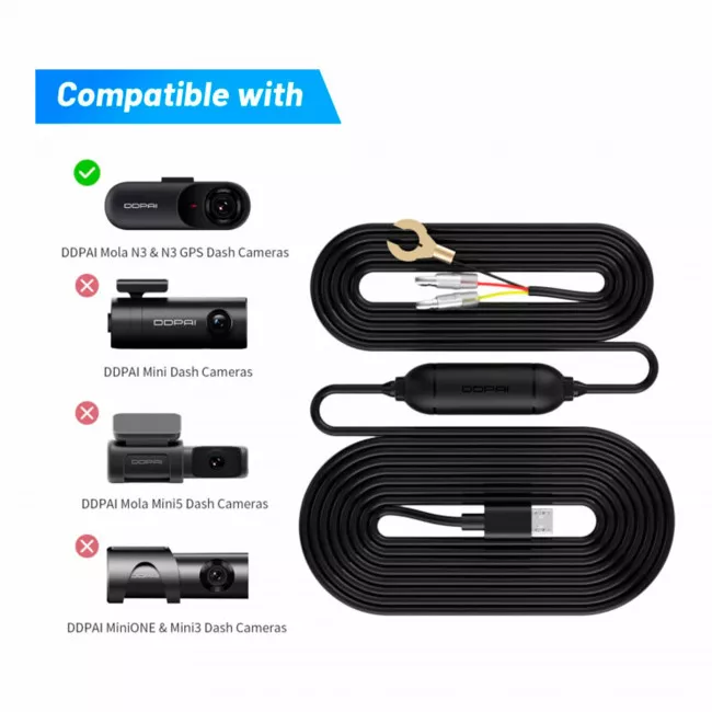 Комплект подключения DDPai IPS Micro-USB AMC (868428)