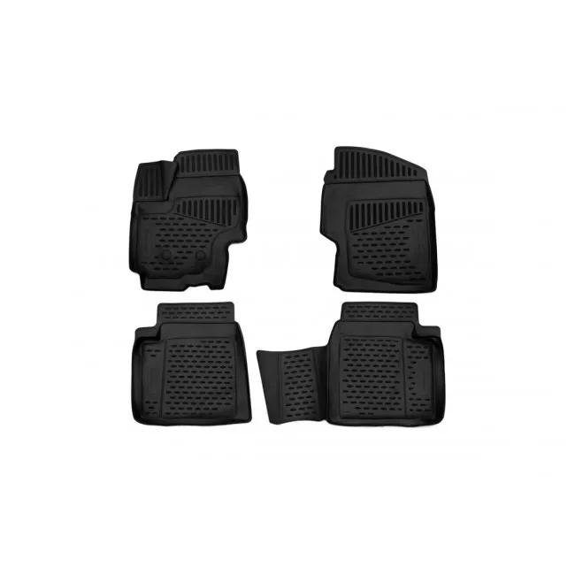 Килимки 3D в салон BMW X4, 2014-2017, (F26), SUV, (Європа), 4 шт. (поліуретан)