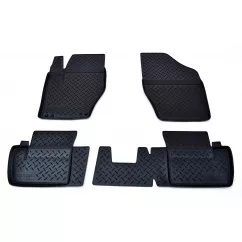 EXP.ELEMENT3D1043210k Коврики 3D в салон CITROEN C3 (CIII), 2016->, хб, (Европа), 4 шт. (полиуретан)
