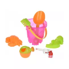 Набор для игры с песком Same Toy 6 ед.Ведерко (882Ut-2)