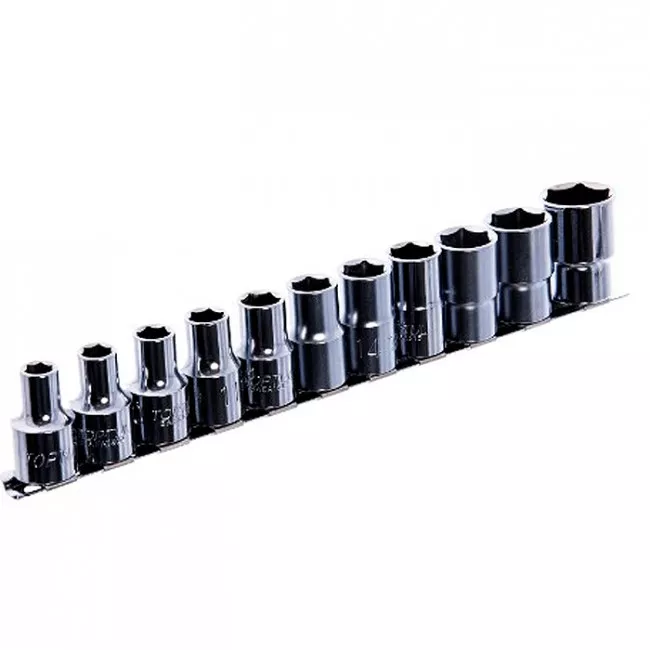 Набор головок TOPTUL 1/2" 11ед. на планке (GAAQ1601U)