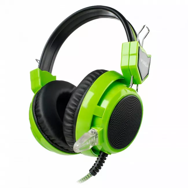 Наушники Vinga HSC058 Gaming Green (HSC058GR)