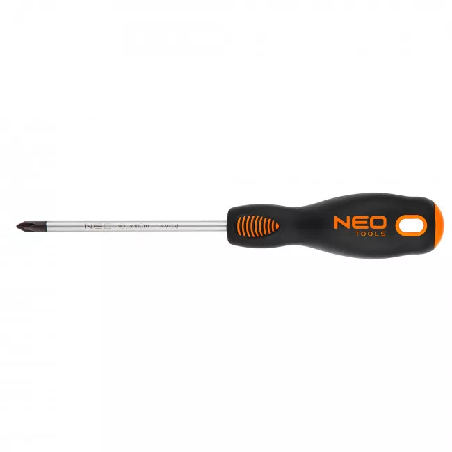Отвертка NEO крестовая PH1x100 мм, CrMo (04-022) Отвертка NEO крестовая PH1x100 мм, CrMo (04-022)