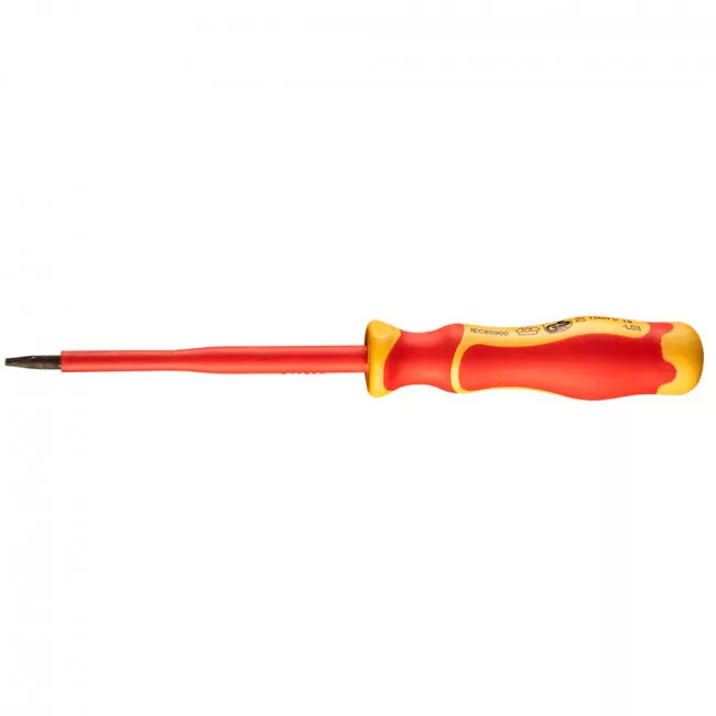 Викрутка NEO шліцева 0.8x4x100 mm, 1000 В (04-132)
