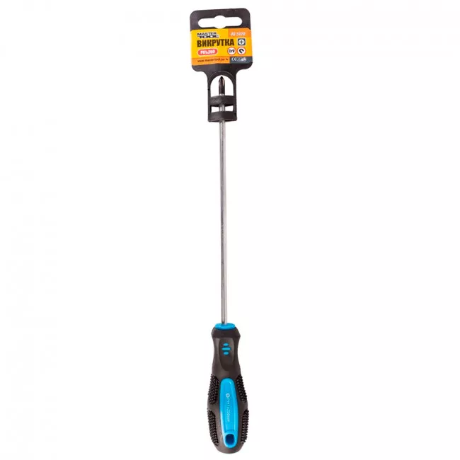 Отвёртка крестовая MASTER TOOL РН1*200 (48-5120)