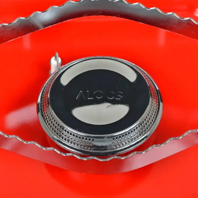 Плита газовая туристическая двухконфорочная Alocs CS-G06, резьбовое соединение (109-1015)