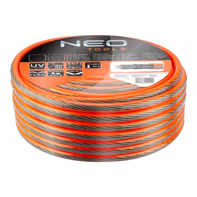 Шланг NEO садовий 30м, 1/2, 6-шар. Professional, -25°C/+60°C (15-841) Шланг NEO садовий 30м, 1/2, 6-шар. Professional, -25°C/+60°C (15-841)
