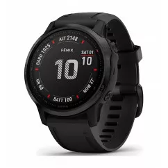 Смарт-часы Garmin Fenix 6S Black with Black Band (010-02159-14)