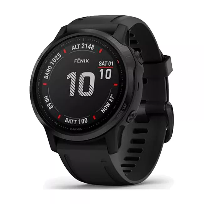Смарт-годинник Garmin Fenix ​​6S Black with Black Band (010-02159-14)