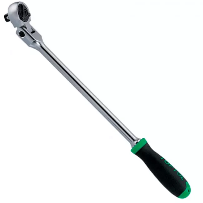 Трещотка TOPTUL 1/4" с шарниром 72 зубца супердлинная (CJKN0818) Трещотка TOPTUL 1/4" с шарниром 72 зубца супердлинная (CJKN0818)