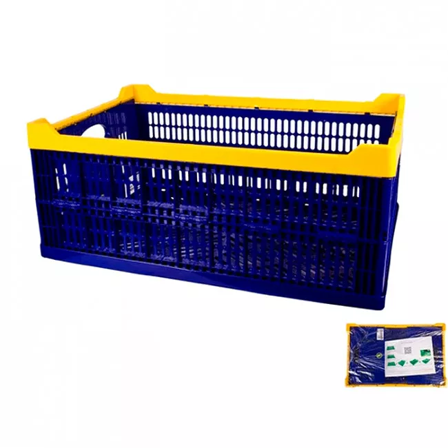 Ящик складний пластиковий MASTER TOOL 600*400*240 мм синій (79-3951) Ящик складний пластиковий MASTER TOOL 600*400*240 мм синій (79-3951)