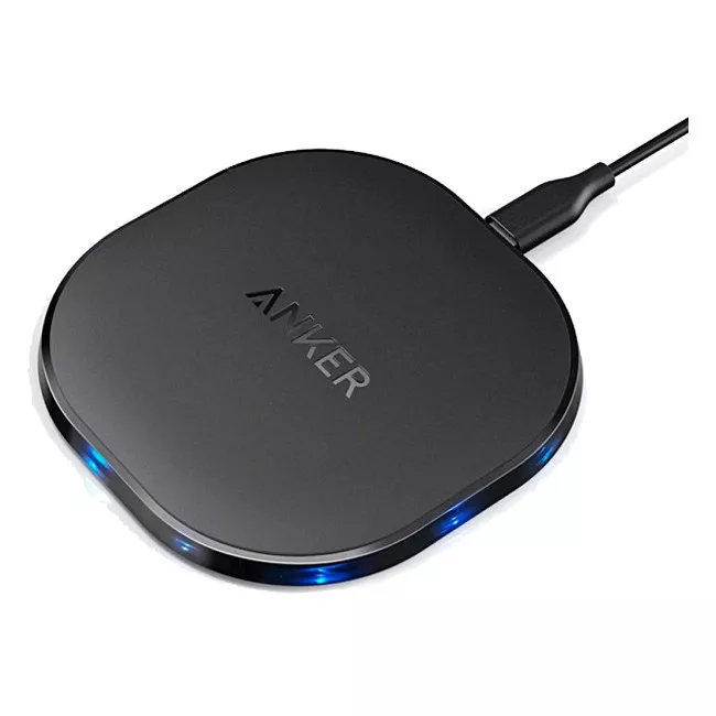 Зарядное устройство Anker 10W Qi Fast Charger Black (A2513H12)