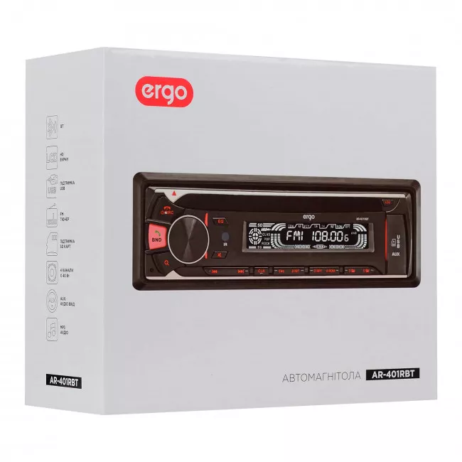 Автомагнітола ERGO AR-401RBT