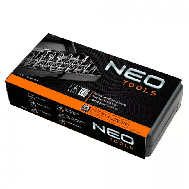Біти NEO з утримувачем, набір 31 шт. (06-103)