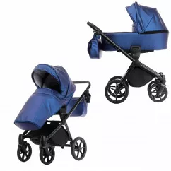 Детская коляска универсальная 2 в 1 Invictus V-Dream LUX - 10 Light Blue with Black (71532)