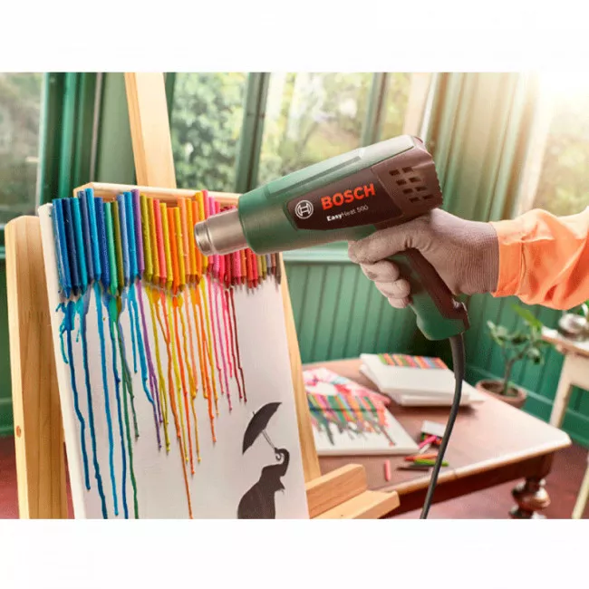 Фен строительный Bosch EasyHeat 500, 1600 Вт, 300/500°C, 0.89 кг (0.603.2A6.020)