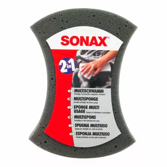 Губка для мойки авто Sonax двухсторонняя (428000) (10963) Губка для мойки авто Sonax двухсторонняя (428000) (10963)