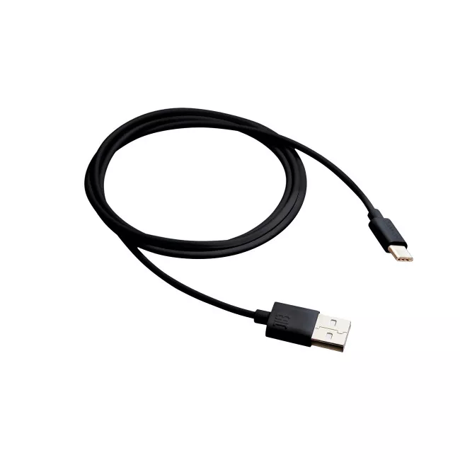 Кабель Canyon USB - USB Type-C 1м, Black (CNE-USBC1B)