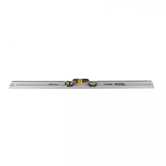 Лінійка будівельна MASTER TOOL 80 см AL з ручкою, 2 капсули (39-5080)