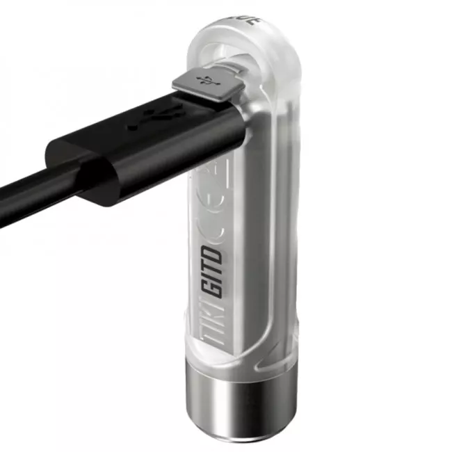 Потужний міні-наключник Nitecore TIKI GITD Blue, люмінесцентний (6-1385_GITD_blue)