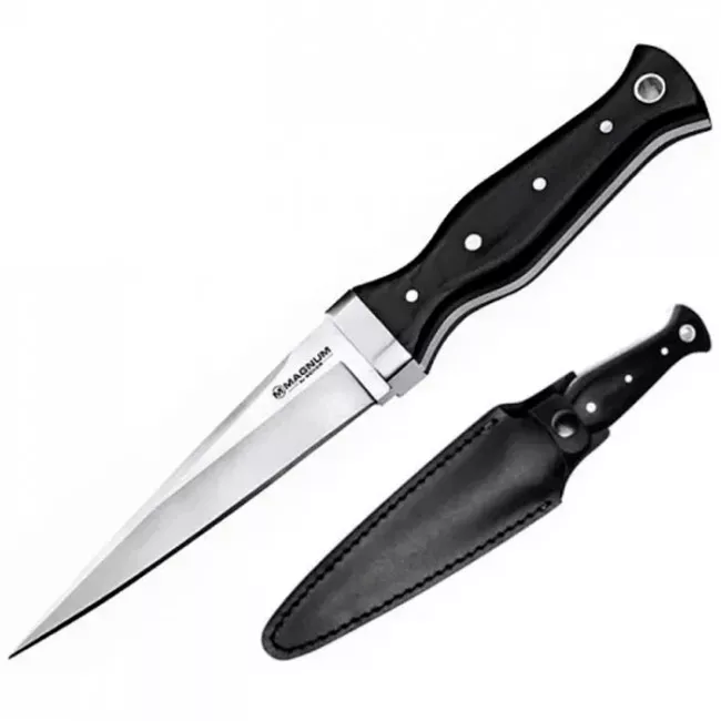 Нож фиксированный Boker Magnum Sgian Dubh (длина: 228мм, лезвие:118мм), микарта, черный (227-1066)
