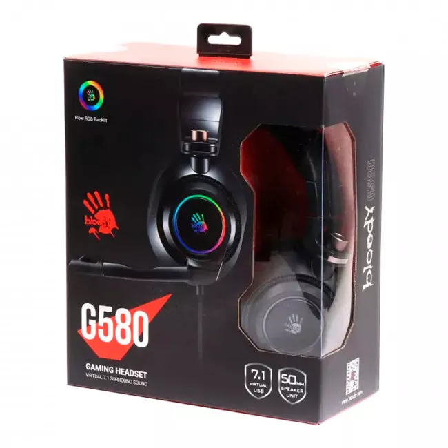 Гарнітура A4Tech Bloody G580 Black
