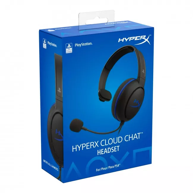 Гарнітура HyperX Cloud Chat Headset for PS4 Black (HX-HSCCHS-BK/EM)