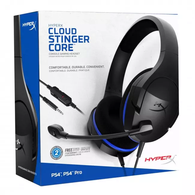 Гарнитура игровая HyperX Cloud Stinger Core for PS4 Black/Blue (4P5J8AA)