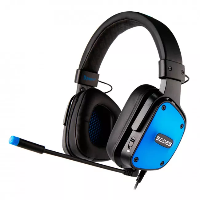 Гарнитура Sades SA-722 Dpower Black/Blue (sa722blj)