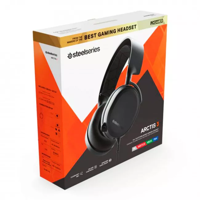 Гарнітура SteelSeries Arctis 3 2019 Edition Black (61503)
