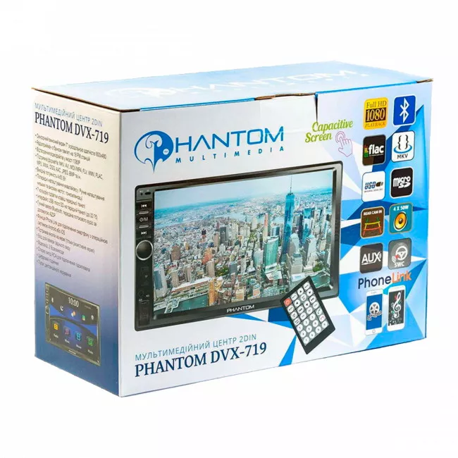 Мультимедийная система PHANTOM DVX-719 (3910)