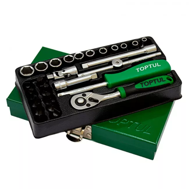 Набор инструмента TOPTUL1/4" 27 ед. (GCAD2701)
