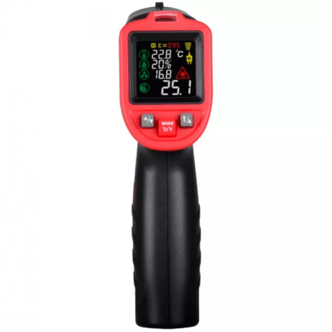 Пирометр инфракрасный бесконтактный WINTACT (цв дисплей) -50 ~ 850 ℃ (WT323D)
