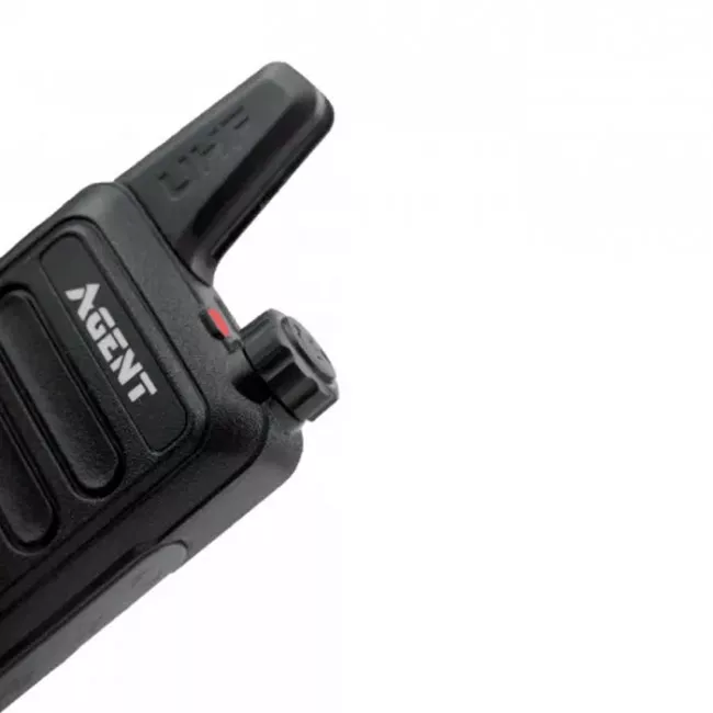 Рация Agent AR-T7 (2W, UHF, 400-470 MHz, до 10 км, 16 каналов, АКБ), черная (285-1012_black)
