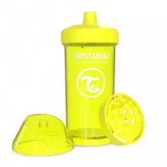 Twistshake детская чашка 360мл 12+мес,  желтая (24909) (78076 )