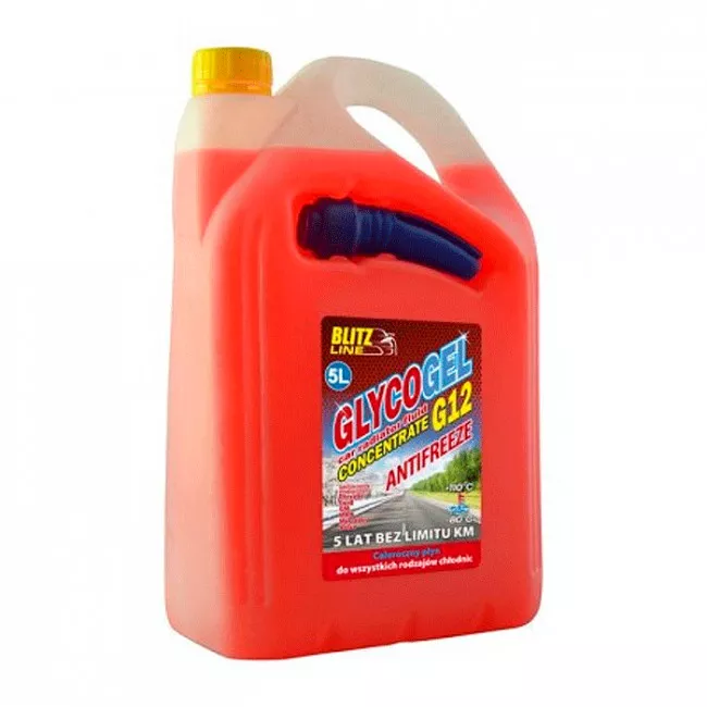 Антифриз Blitz Line Glycogel G12 -80°C красный 5л (BioLine Poland) (26155)