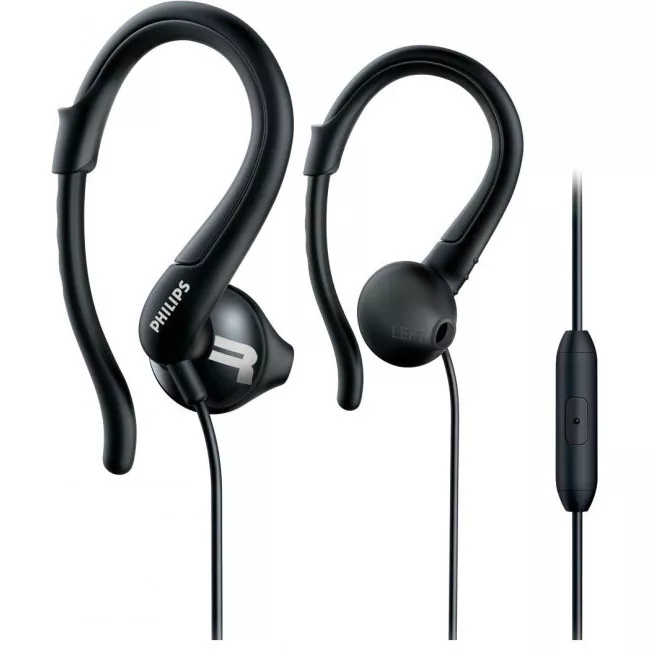 Наушники Philips ActionFit SHQ1255TBK Mic Black (SHQ1255TBK/00)