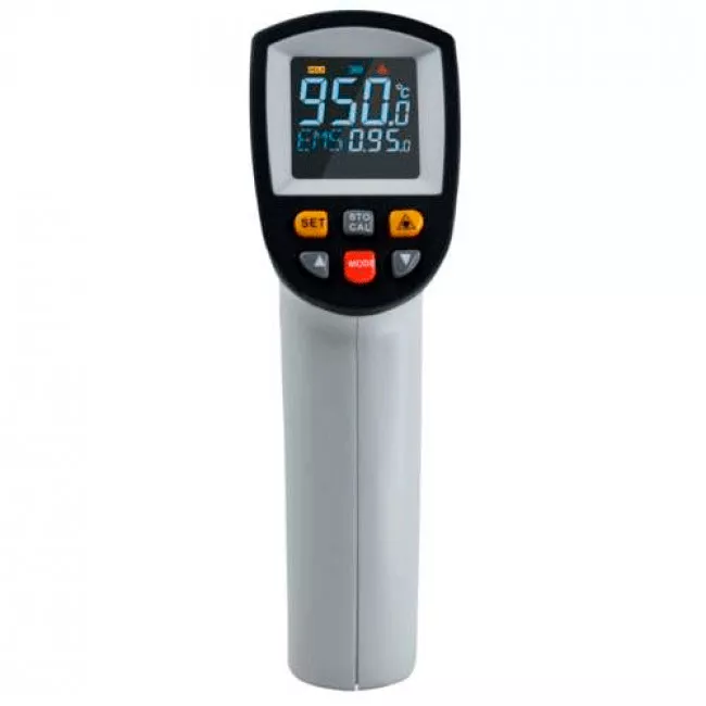 Пирометр инфракрасный бесконтактный BENETECH (цв дисплей) -50 ℃ ~ 950 ℃ (GT950)