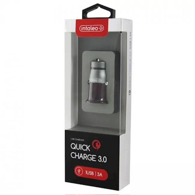 Автомобильное зарядное устройство INTALEO CCGQ31 (1USB3,0A) (чорний)