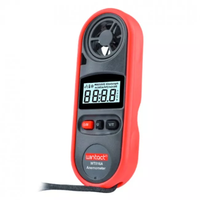 Анемометр крильчатий WINTACT (0,7-30 м/с) (WT816A)