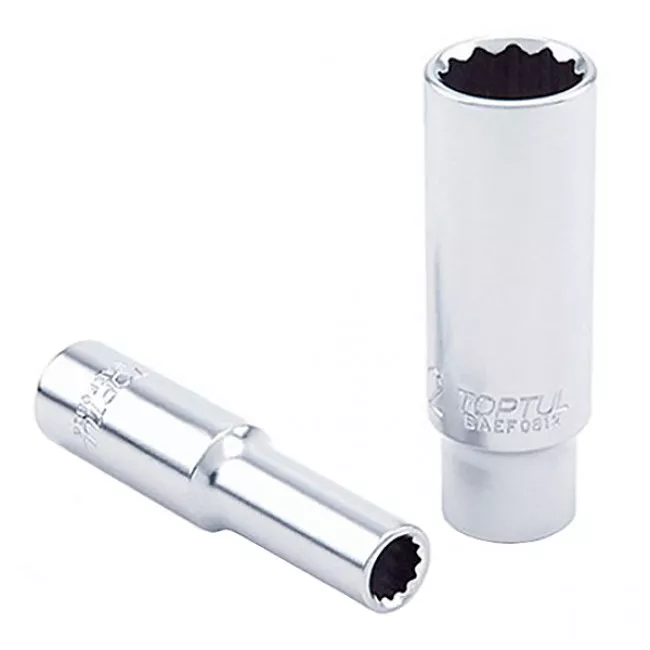 Головка торцевая длинная 1/4" 10мм 12-гранная TOPTUL (BAEF0810)