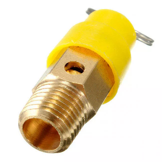 Клапан предохранительный AIRKRAFT 1/4" для компрессора (SP009-10) Клапан предохранительный AIRKRAFT 1/4" для компрессора (SP009-10)