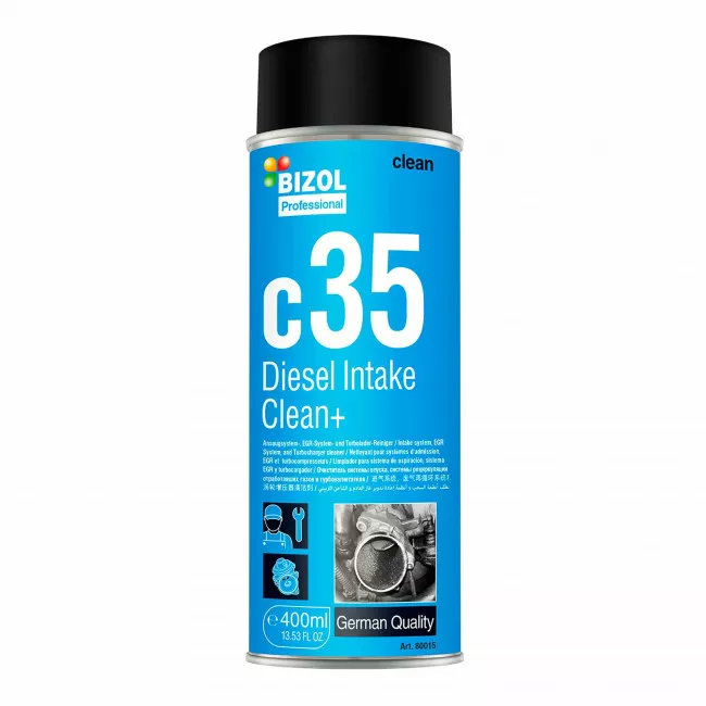 Комплексный очиститель BIZOL Diesel Intake Clean+ c35 400мл (B80015)