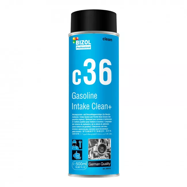 Комплексный очиститель BIZOL Gasoline Intake Clean+ c36 500мл (B80016)